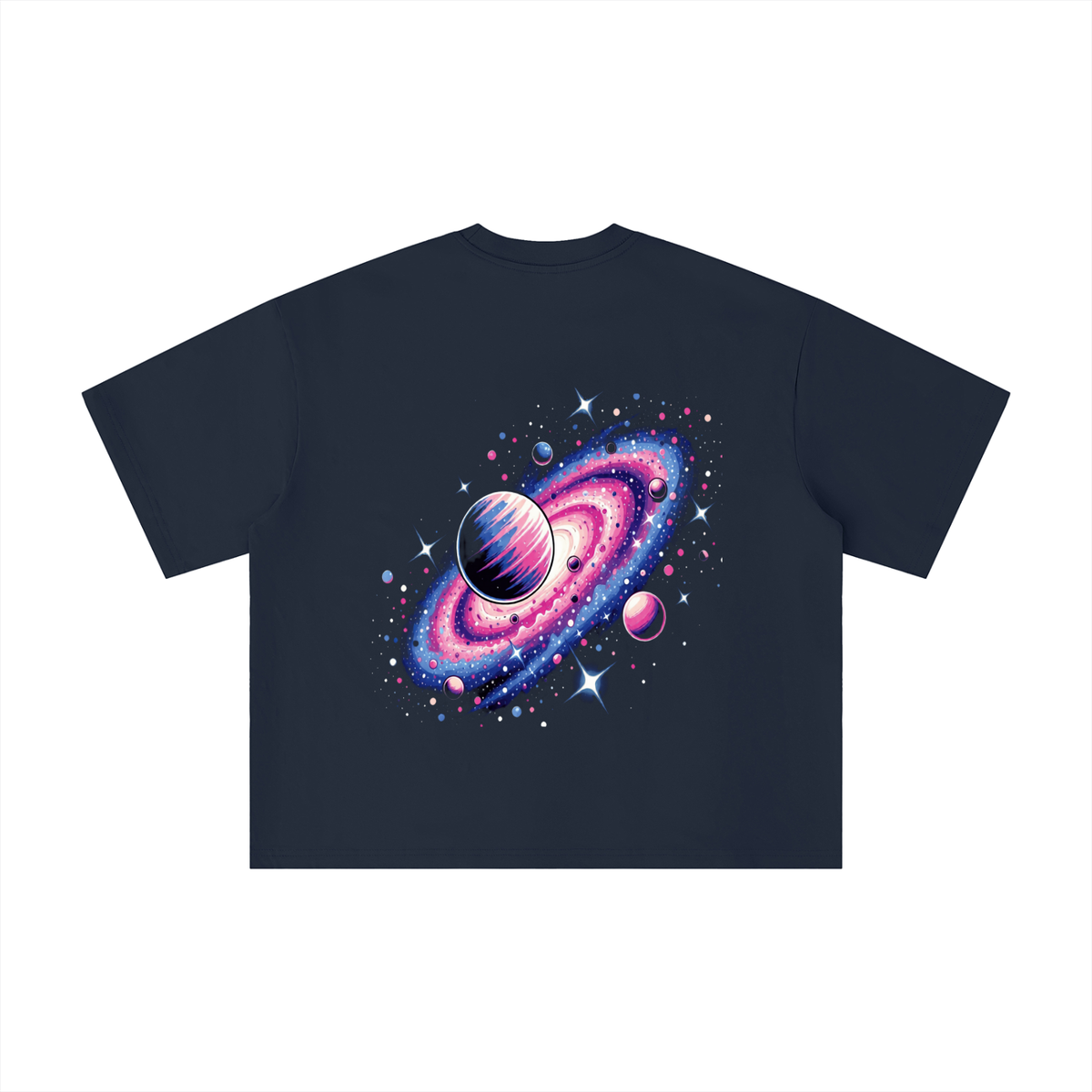 Boxy Galaxy Oversized T-Shirt