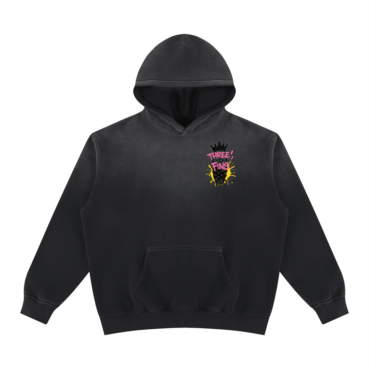 Snow Washed 0versized Surfing Hoodie