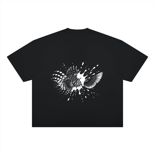 LION Fish Drop Shoulder T-Shirt