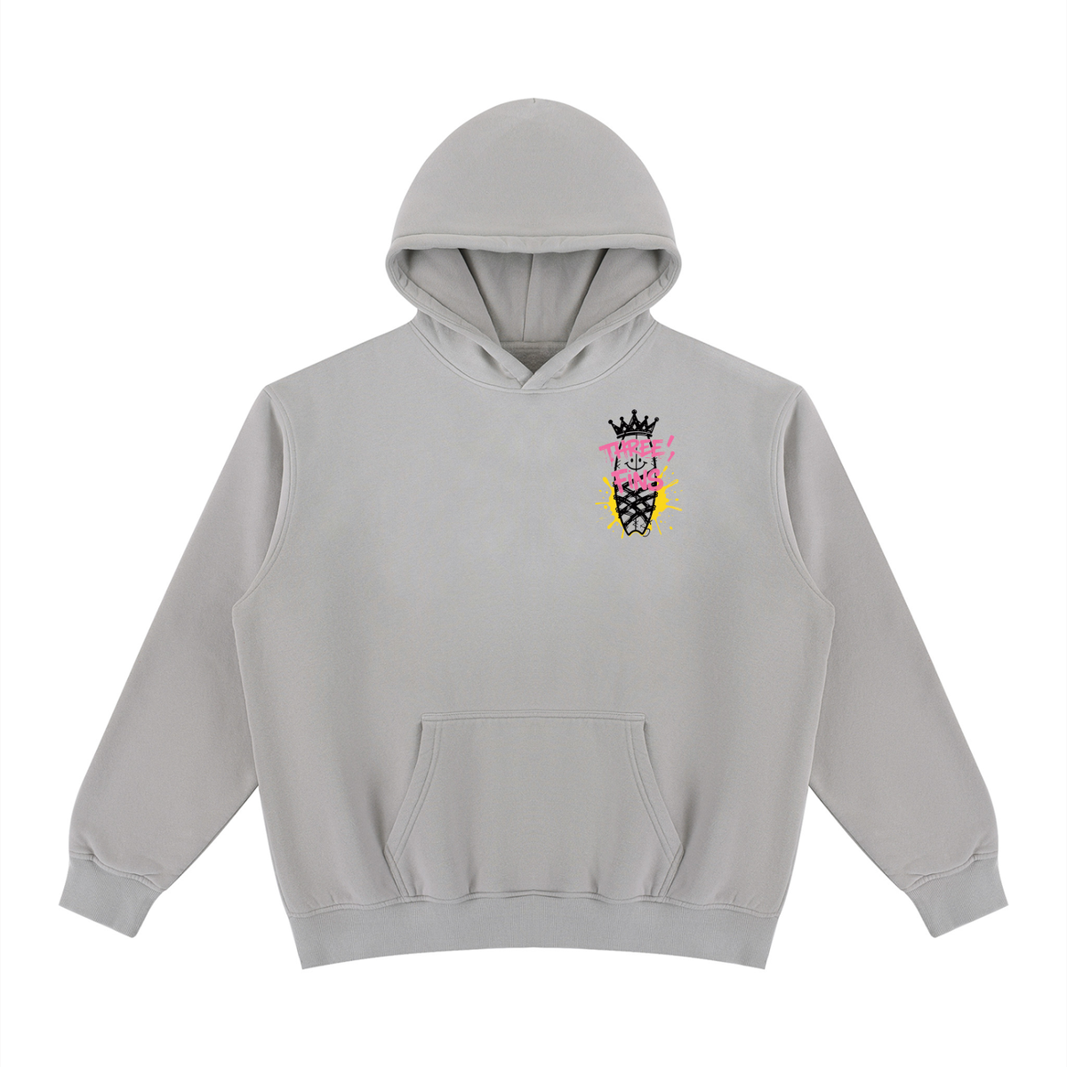 Snow Washed 0versized Surfing Hoodie
