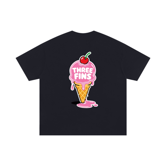 Oversized Ice-cream Cotton T-Shirt