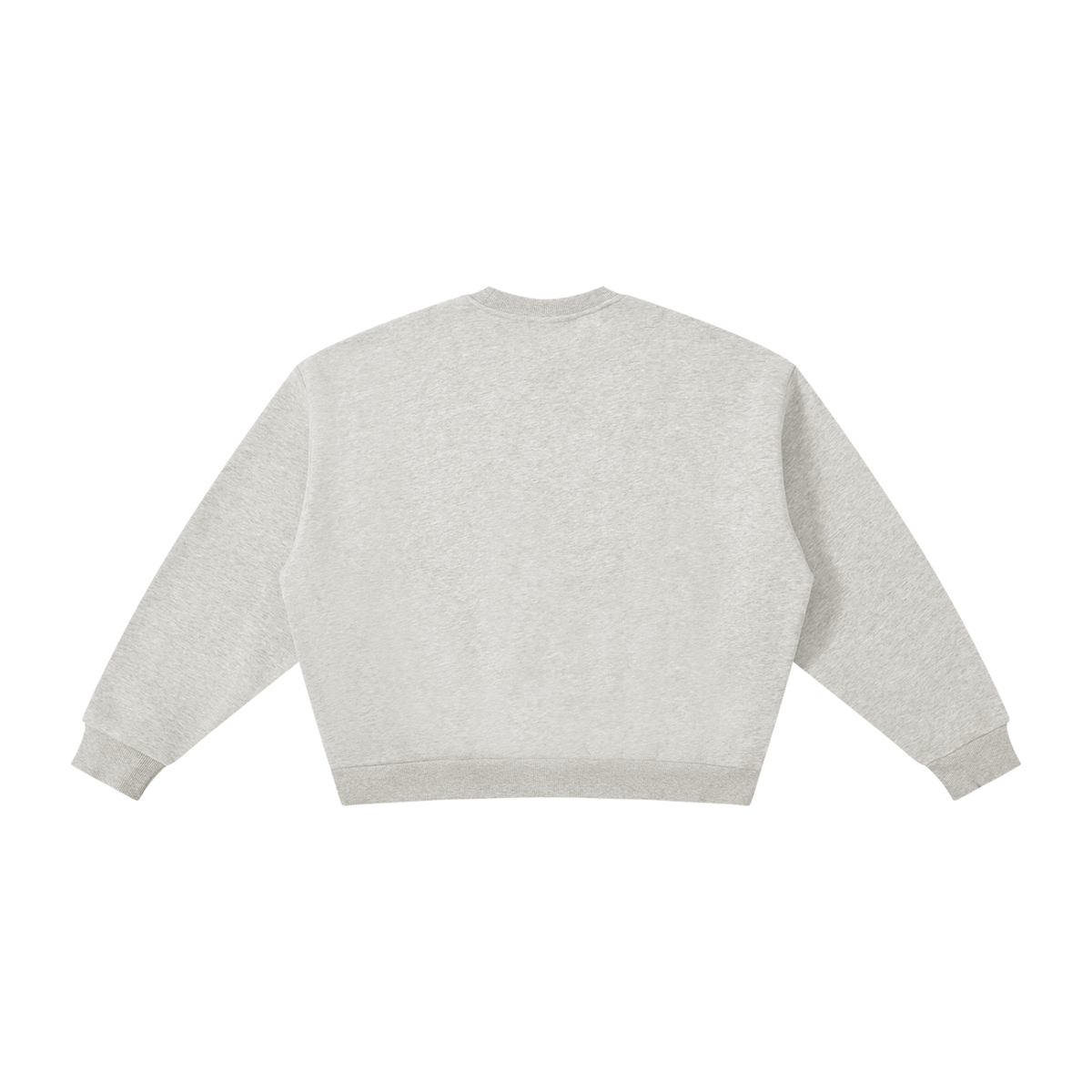 Boxy Fleece Crewneck good vibes Sweatshirt