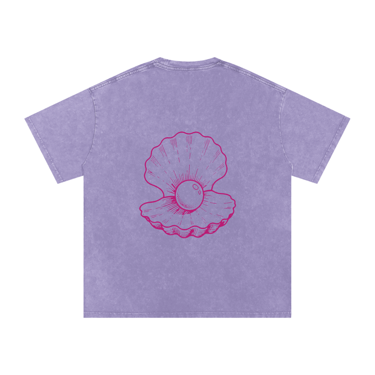 Clam Snow Washed Oversized T-Shirt