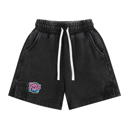 Snow Washed Kids pink fins Shorts