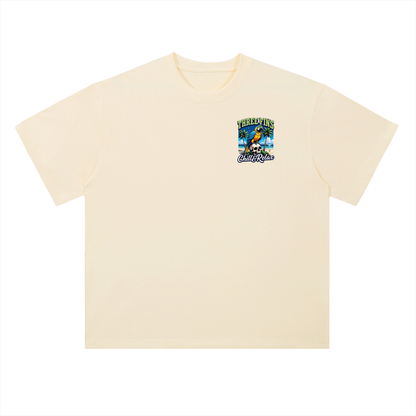 Heavyweight Drop Shoulder chilled out  Cotton T-Shirt