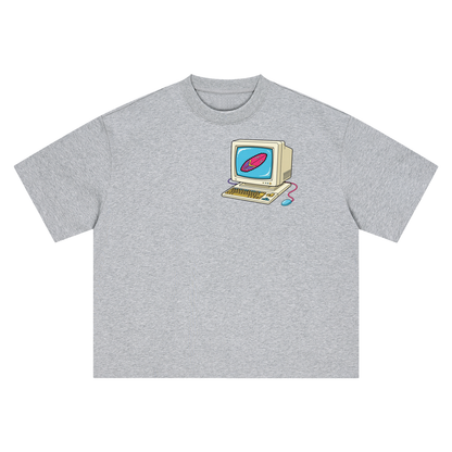 Boxy Oversized Vintage TV T-Shirt