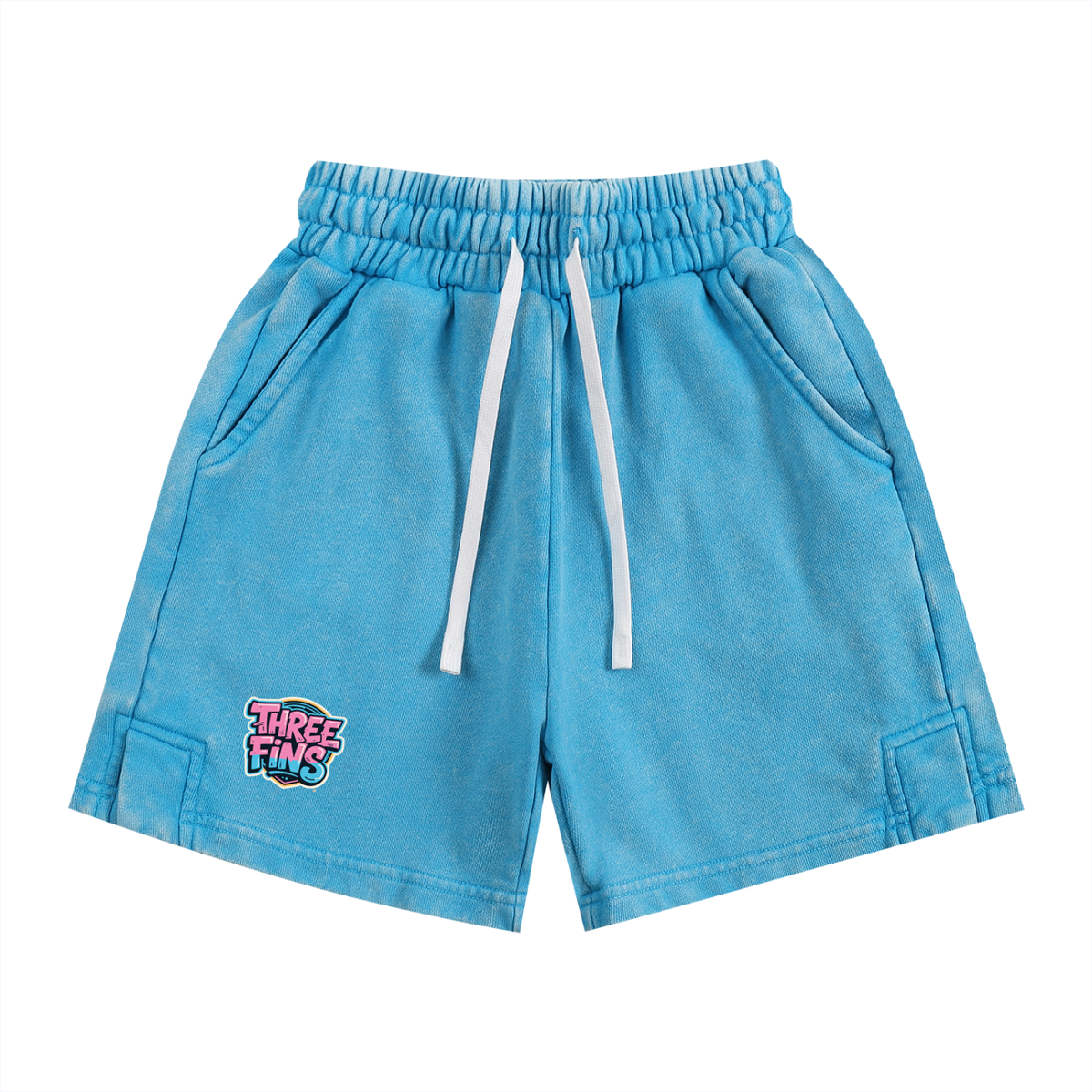 Snow Washed Kids pink fins Shorts