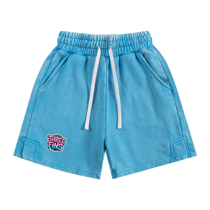 Snow Washed Kids pink fins Shorts