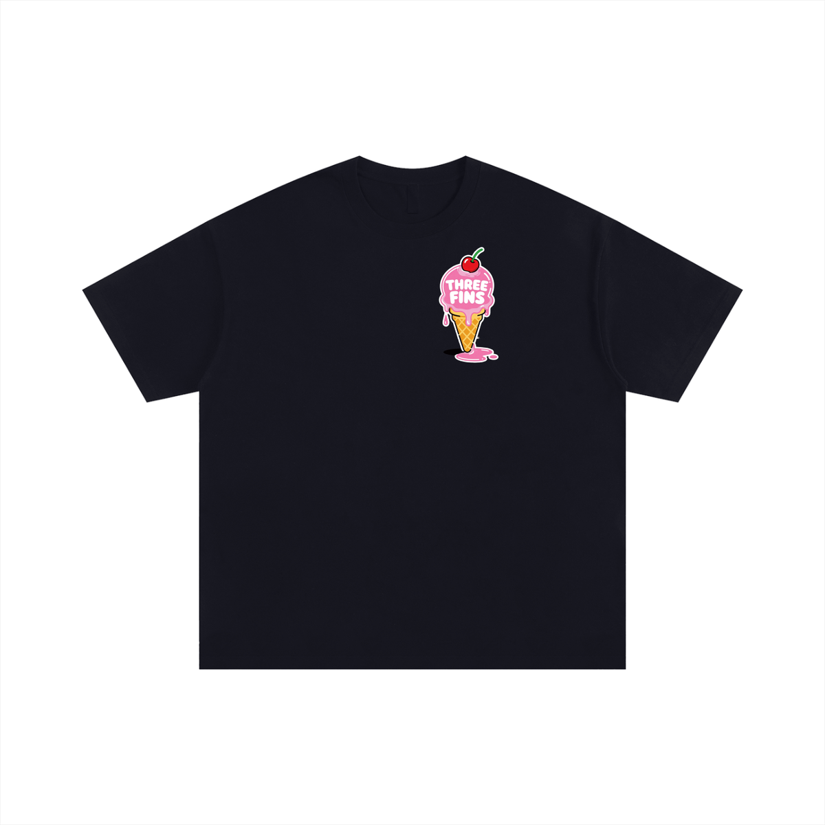 Oversized Ice-cream  Cotton T-Shirt