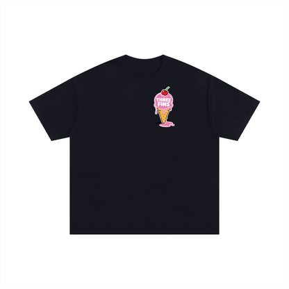 Oversized Ice-cream  Cotton T-Shirt