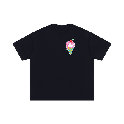 Oversized   Ice- cream Cotton T-Shirt