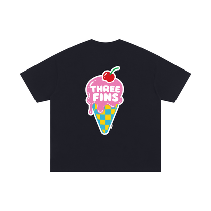Oversized   Ice- cream Cotton T-Shirt