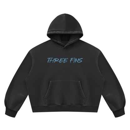 Unisex Vintage Wash Boxy Fleece Hoodie