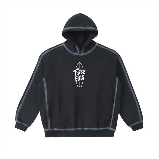 Sunfaded Edge Surfboard Fleece Hoodie