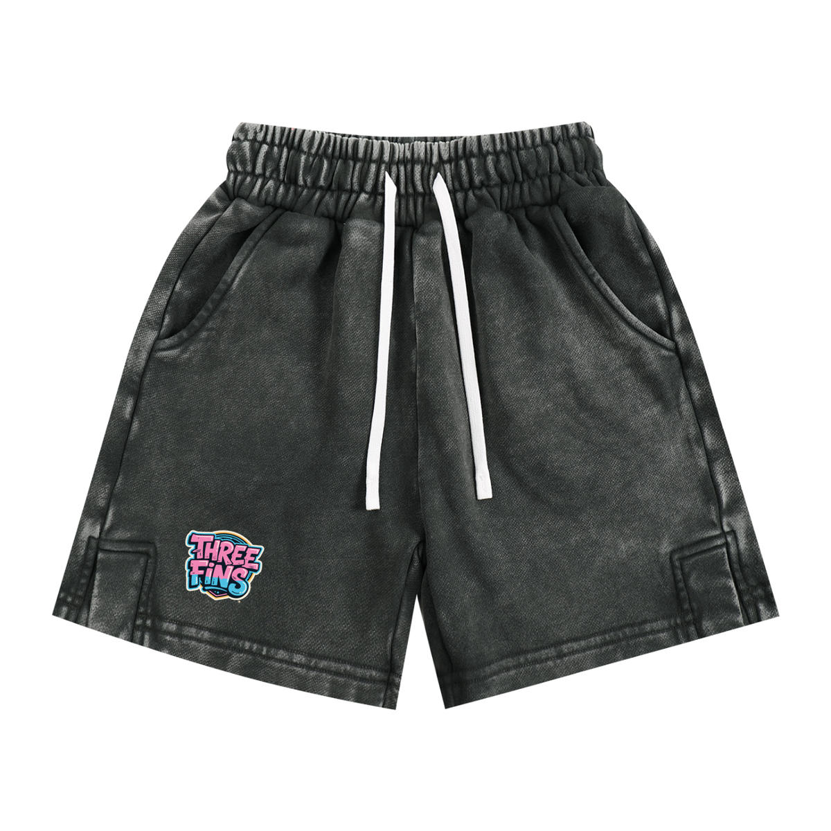 Snow Washed Kids pink fins Shorts