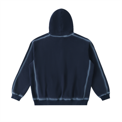Sunfaded Edge Neon Fins Fleece Hoodie