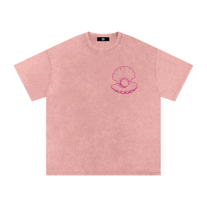 Clam Snow Washed Oversized T-Shirt