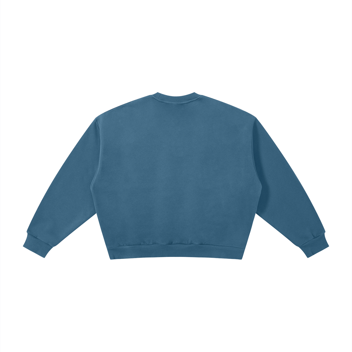 Boxy Fleece Crewneck good vibes  Sweatshirt