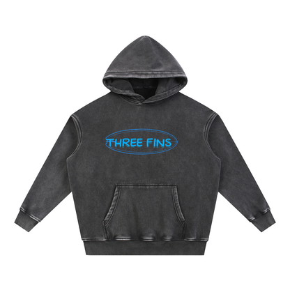 Snow Wash Fleece Oversize Hoodie
