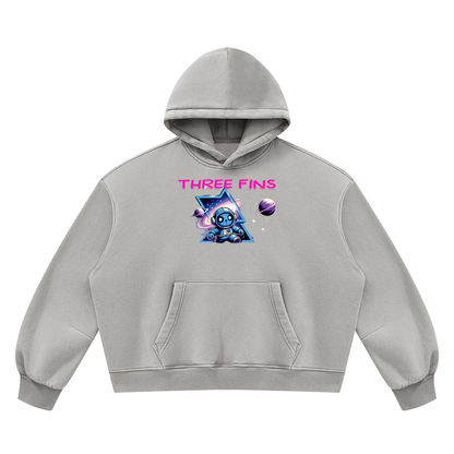 Unisex Vintage Wash Boxy Space Hoodie