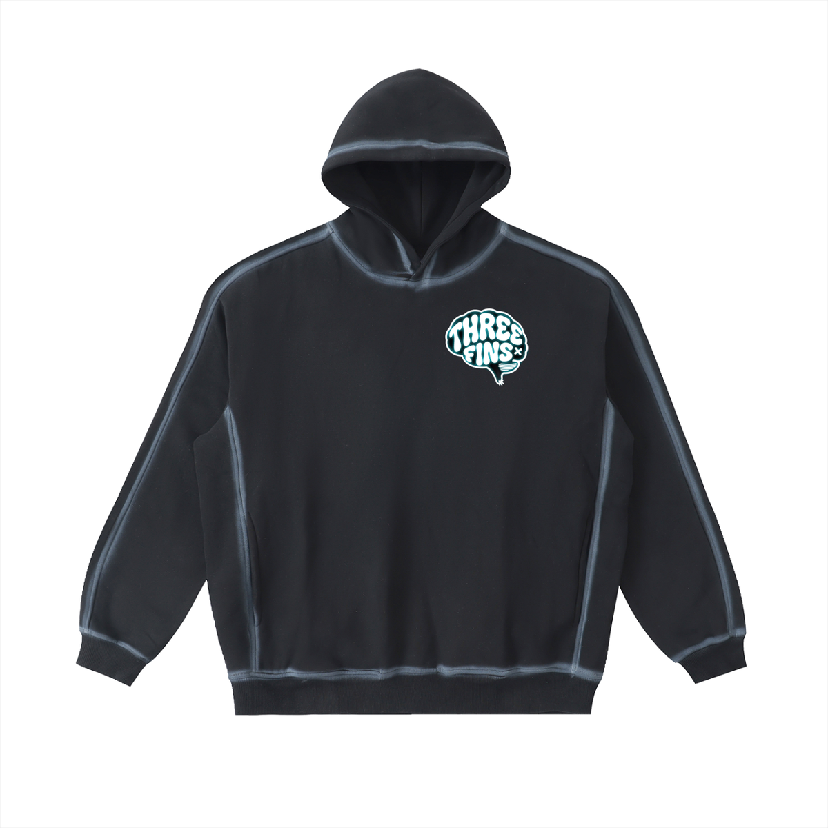 Sunfaded Edge Brainy Fleece Hoodie