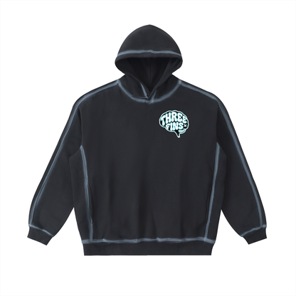 Sunfaded Edge Brainy Fleece Hoodie