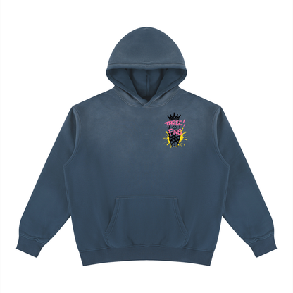Snow Washed 0versized  Surfing Hoodie