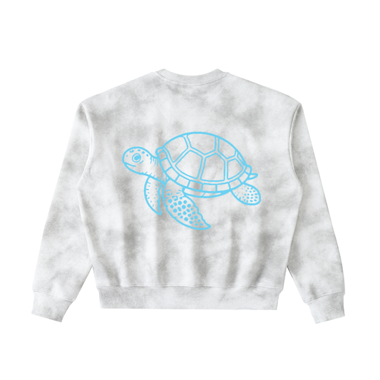 Boxy Fleeced Turtle Sweatshirt