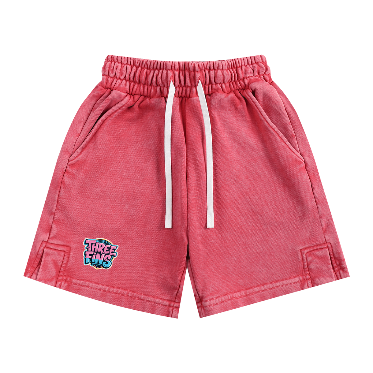 Snow Washed Kids pink fins Shorts