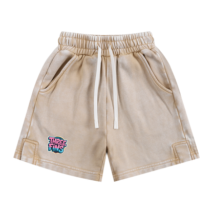 Snow Washed Kids pink fins Shorts