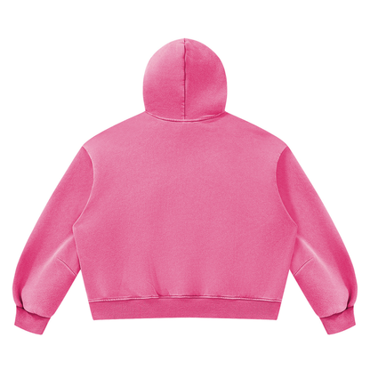Unisex Vintage Wash Boxy Space Hoodie