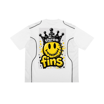 Smiley Piped Panel T-Shirt