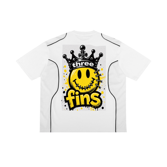Smiley Piped Panel T-Shirt