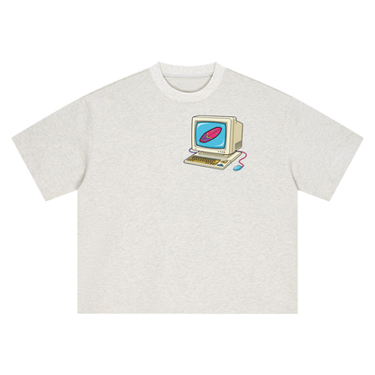 Boxy Oversized Vintage TV T-Shirt