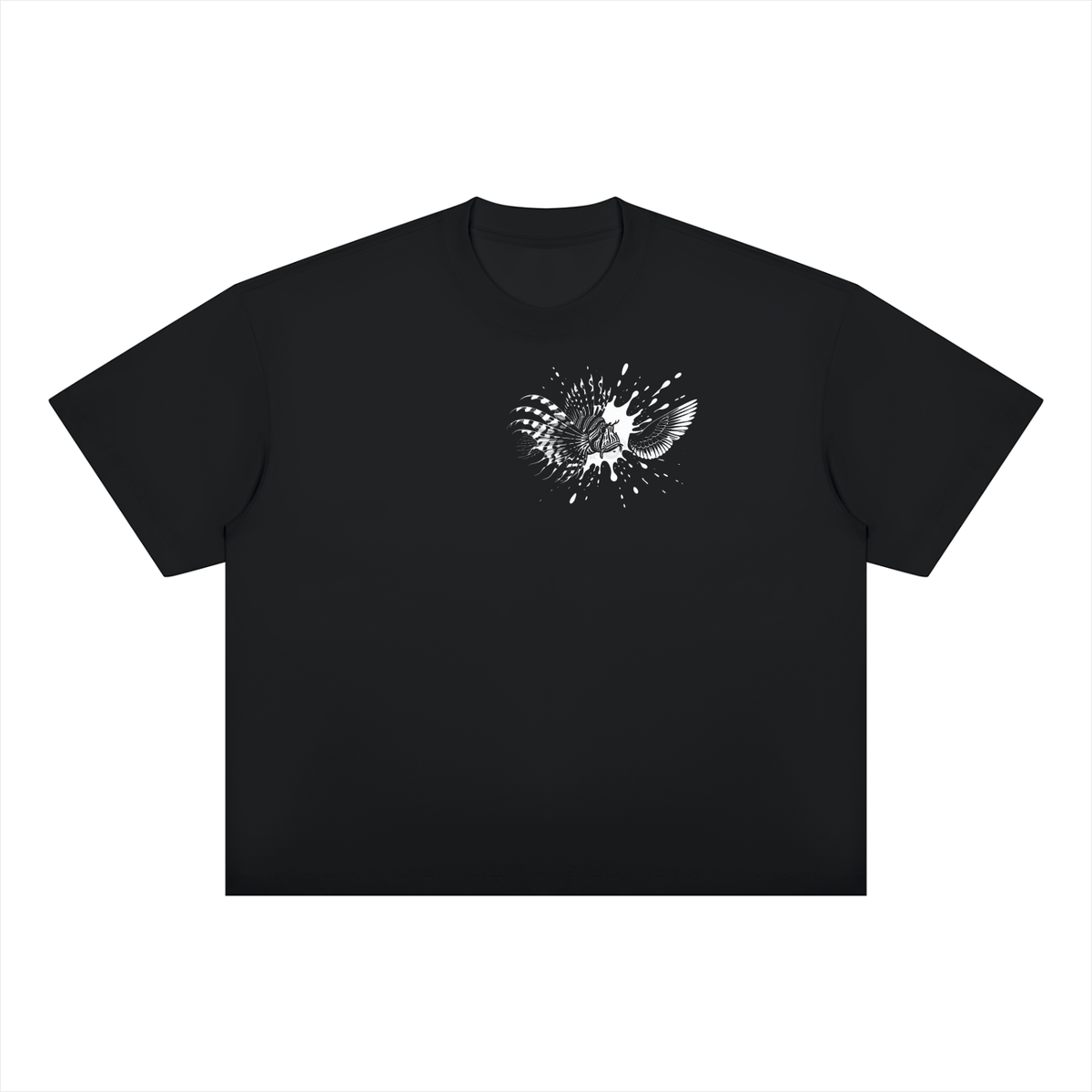 LION Fish Drop Shoulder T-Shirt