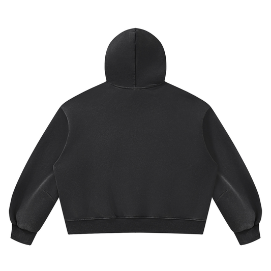 Unisex Vintage Wash Boxy Space Hoodie