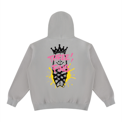 Snow Washed 0versized  Surfing Hoodie