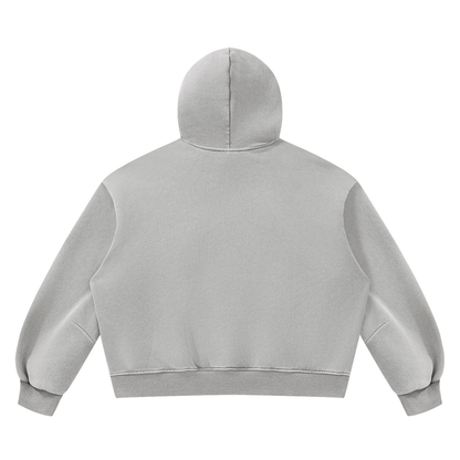 Unisex Vintage Wash Boxy Space Hoodie
